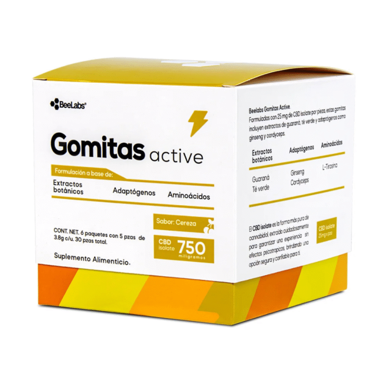 Caja Gomitas con CBD Active BeeLabs