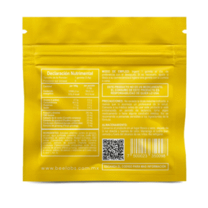 Gomitas con CBD Active BeeLabs Declaracion nutrimental