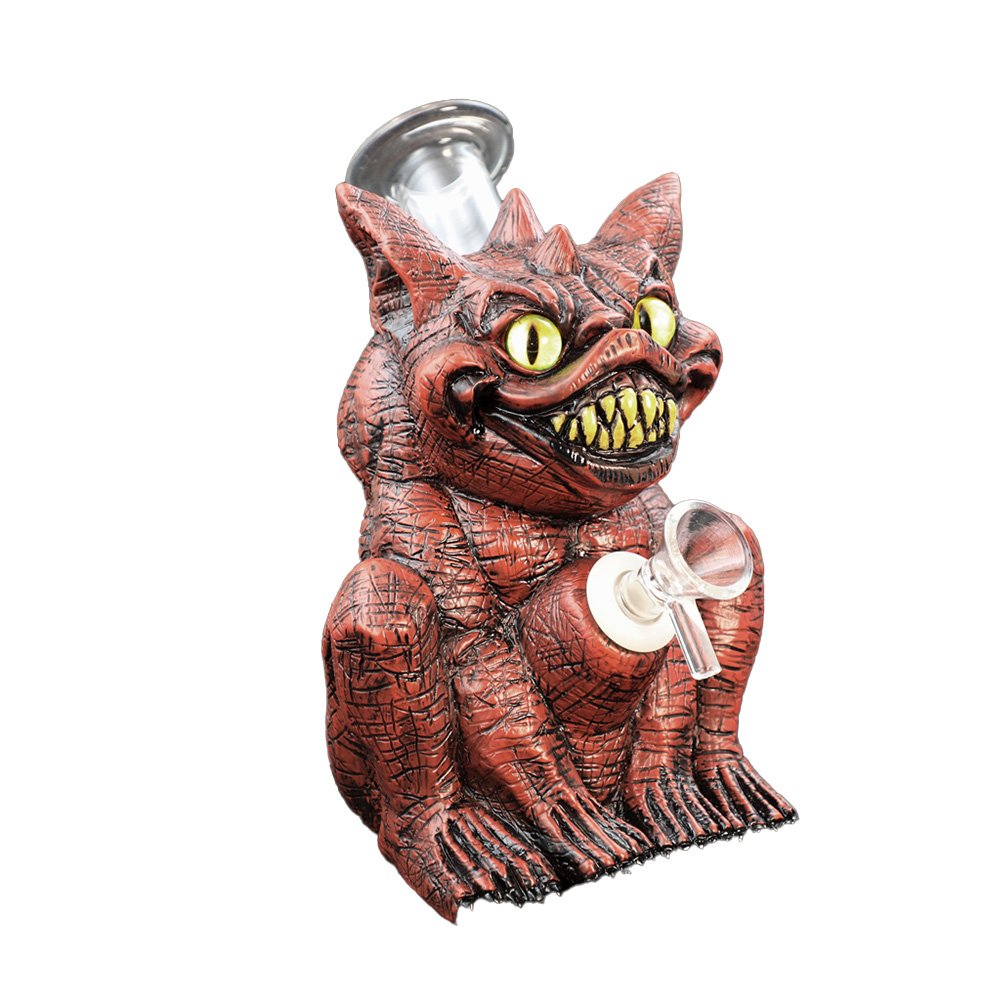 8c1c65_199ee1de3a93420b947afe79d1a108f7 Cosy Molds Evil Water Pipe 7.1″ | Bong PVC + Vidrio Bong Halloween - Imagen 1