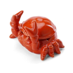 Cenicero De Cerámica con Forma De Cangrejo, Pequeño con Cubierta, Anti-Cenizas