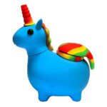 Pipa de silicona en forma de Unicornio