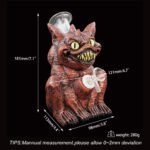 Cosy Molds Evil Water Pipe 7.1″ | Bong PVC + Vidrio Bong Halloween - Imagen 2