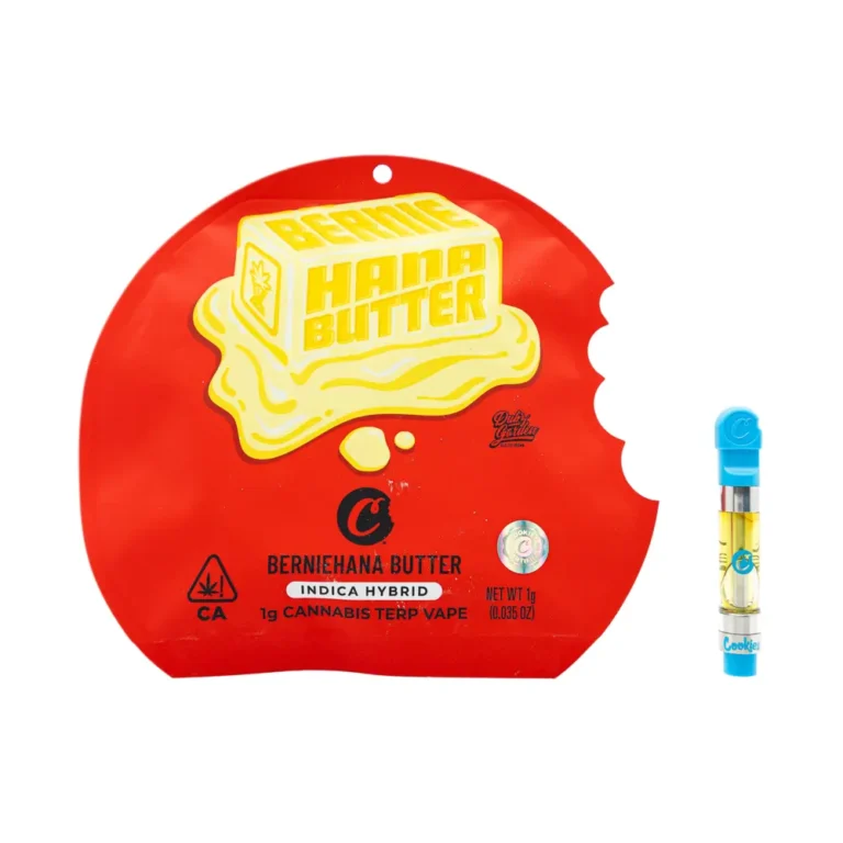 Berniehana Butter Híbrida (Índica Dominante) Cartucho Cookies | Cartucho de Vape 510 Premium (1g) - Imagen 1